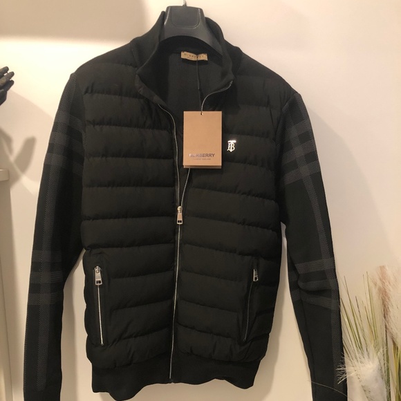 Burberry coat jacket black